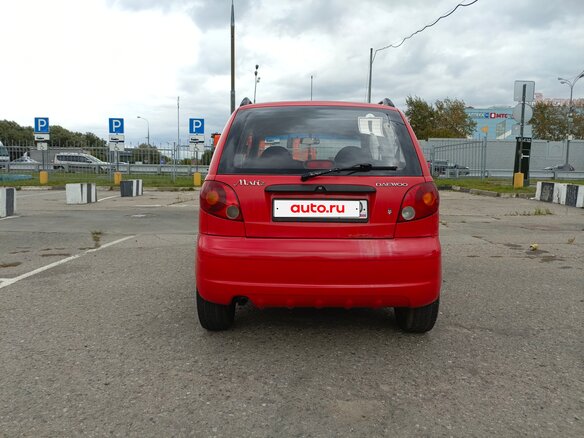 2004 Daewoo Matiz I Рестайлинг, красный, 245000 рублей - вид 4