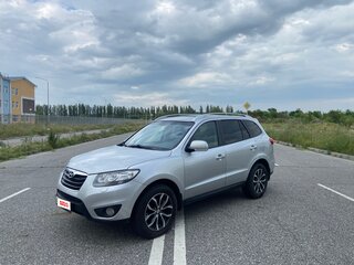 2010 Hyundai Santa Fe II Рестайлинг, серебристый, 1400000 рублей, вид 2