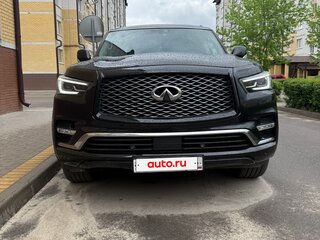 2018 Infiniti QX80 I Рестайлинг 2, чёрный, 4200000 рублей, вид 2