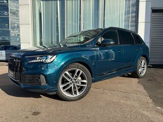 2019 Audi Q7 45 TDI II (4M) Рестайлинг, синий, 6550000 рублей, вид 1
