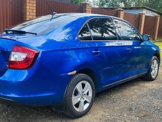 2017 Skoda Rapid I Рестайлинг, синий, 1350000 рублей, вид 5