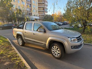 2014 Volkswagen Amarok Double Cab full-time I, бежевый, 1780000 рублей, вид 3