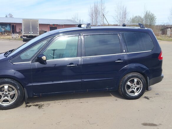 2007 Ford Galaxy II, синий - вид 5
