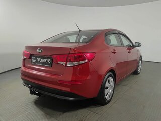 2016 Kia Rio III Рестайлинг, красный, 855000 рублей, вид 5