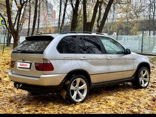 2002 BMW X5 3.0i I (E53), серебристый, 910000 рублей, вид 5