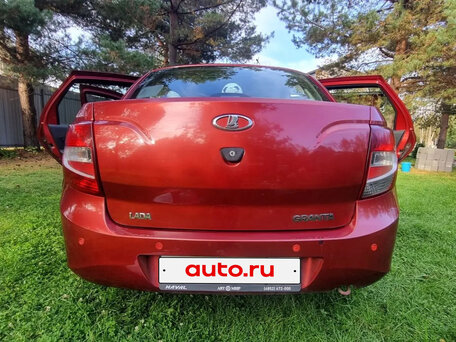 2013 Lada (ВАЗ) Granta I, серебристый, 425000 рублей, вид 5