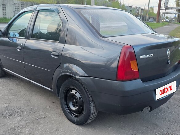 2007 Renault Logan I, серый, 250000 рублей - вид 7