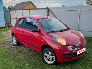 2008 Nissan Micra III (K12), красный, 380000 рублей, вид 3