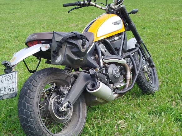 2016 Ducati Scrambler 800, жёлтый, 600000 рублей - вид 2