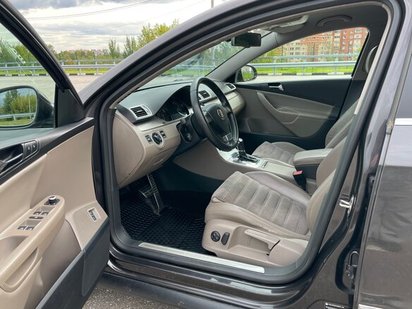 2008 Volkswagen Passat B6, чёрный, 1050000 рублей - вид 12