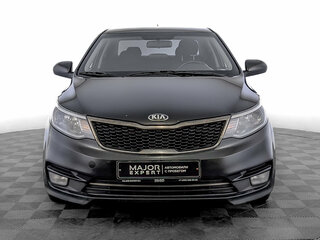 2017 Kia Rio III Рестайлинг, чёрный, 1140000 рублей, вид 2