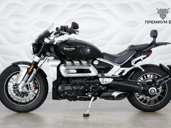 2023 Triumph Rocket 3, чёрный, 2249000 рублей - вид 1