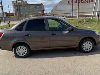 2014 Lada (ВАЗ) Granta I, коричневый, 415000 рублей, вид 4