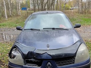 2003 Renault Symbol I Рестайлинг, синий, 150000 рублей, вид 1