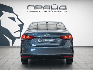 2021 Hyundai Solaris II Рестайлинг, серый, 1585000 рублей, вид 4