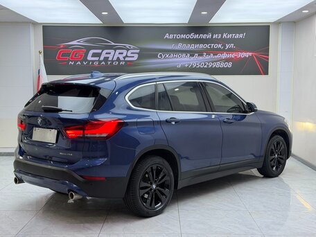 2021 BMW X1 Long 20Li sDrive II (F48) Рестайлинг, синий, 2130000 рублей, вид 3