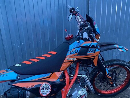 2024 Kayo Evolution YX140EM, оранжевый, 85000 рублей, вид 3
