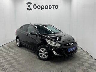 2012 Hyundai Solaris I, чёрный, 830000 рублей, вид 2