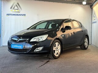 2012 Opel Astra J Рестайлинг, чёрный, 939000 рублей, вид 1