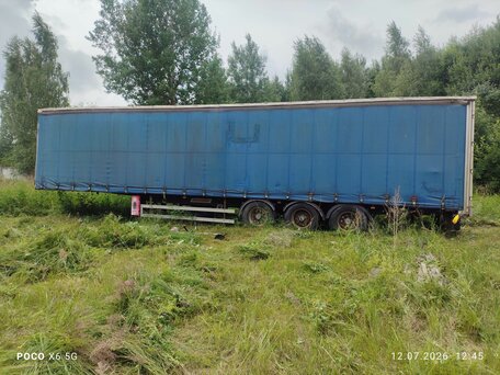 2005 Fruehauf Полуприцеп-бортовой, синий, 750000 рублей, вид 1
