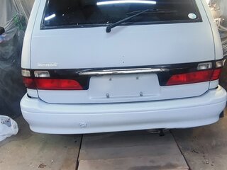 1998 Toyota Previa I (XR10, XR20), серый, 345000 рублей, вид 3