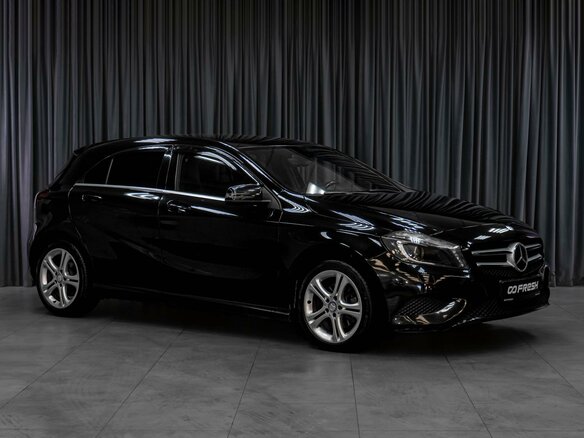 2014 Mercedes-Benz A-Класс 180 III (W176), чёрный, 1559000 рублей