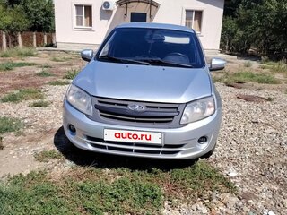 2012 Lada (ВАЗ) Granta I, серебристый, 365000 рублей, вид 1