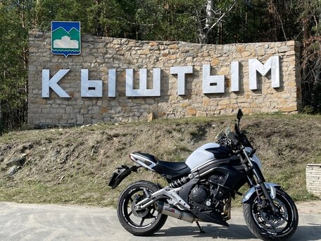 2012 Kawasaki ER-6N, белый, 490000 рублей, вид 3