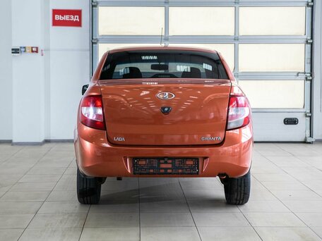 2013 Lada (ВАЗ) Granta I, оранжевый, 600000 рублей, вид 5
