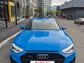 2021 Audi A4 45 TFSI V (B9) Рестайлинг, синий, 4000000 рублей, вид 1