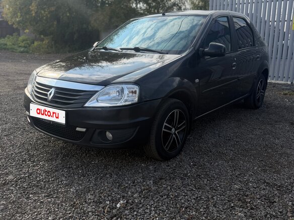 2011 Renault Logan I Рестайлинг, чёрный, 290000 рублей