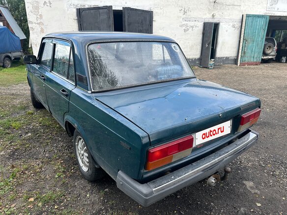 1999 Lada (ВАЗ) 2107, синий, 95000 рублей - вид 5
