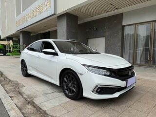 2021 Honda Civic X Рестайлинг, белый, 1140000 рублей, вид 3