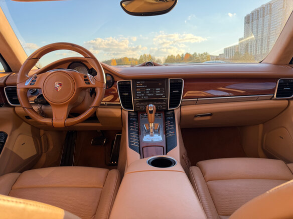 2014 Porsche Panamera 4S Executive I Рестайлинг, чёрный, 3500000 рублей - вид 6