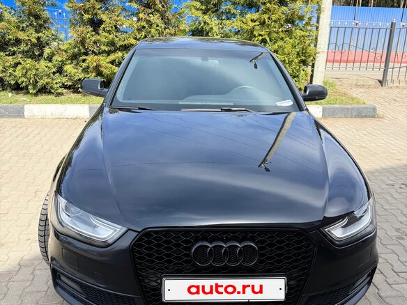 2014 Audi A4 IV (B8) Рестайлинг, чёрный, 2000000 рублей - вид 3
