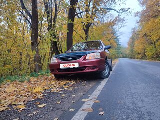2006 Hyundai Accent ТагАЗ II, красный, 330000 рублей, вид 1