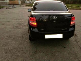 2012 Lada (ВАЗ) Granta I, чёрный, 265000 рублей, вид 2