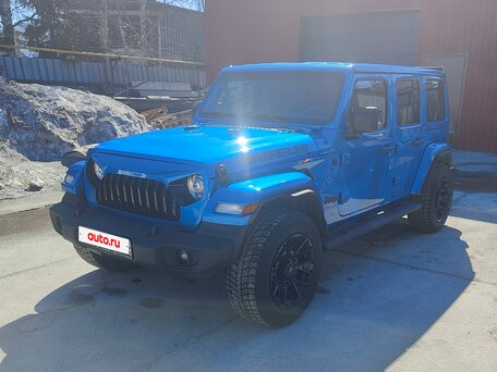 2021 Jeep Wrangler IV (JL), синий, 4250000 рублей, вид 4