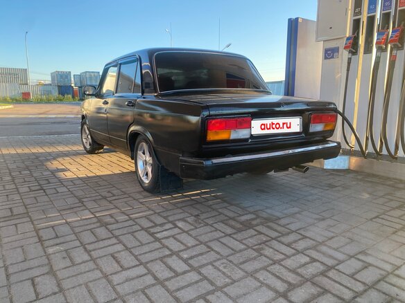 2010 Lada (ВАЗ) 2107, чёрный, 240000 рублей - вид 6