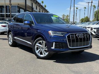 2024 Audi Q7 45 TFSI II (4M) Рестайлинг, синий, 6130818 рублей, вид 3