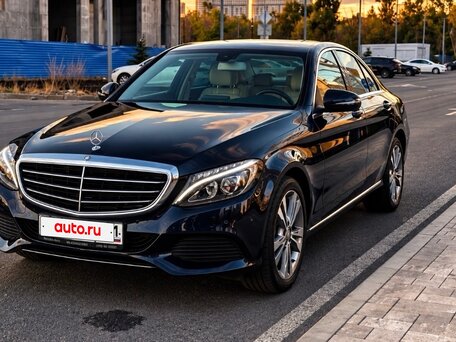 2016 Mercedes-Benz C-Класс 200 9G-TRONIC IV (W205), синий, 2500000 рублей, вид 2