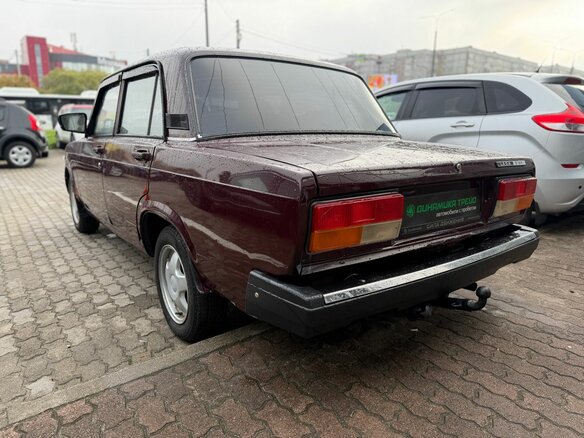 2007 Lada (ВАЗ) 2107, красный, 185000 рублей - вид 7