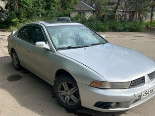 2002 Mitsubishi Galant VIII Рестайлинг, серебристый, 340000 рублей, вид 3