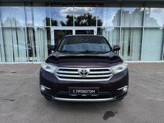 2013 Toyota Highlander II (XU40) Рестайлинг, красный, 1670000 рублей, вид 2