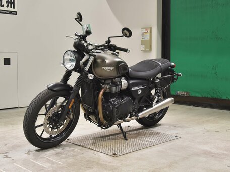 2020 Triumph Street Twin, зелёный, 780000 рублей, вид 4