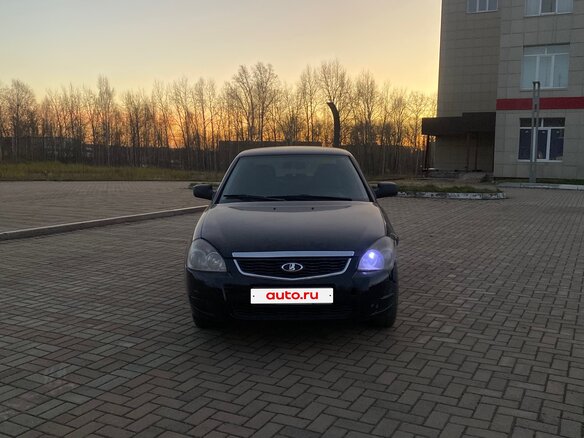 2008 Lada (ВАЗ) Priora I, чёрный, 160000 рублей