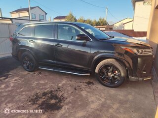 2020 Toyota Highlander III (XU50) Рестайлинг, чёрный, 4305000 рублей, вид 3