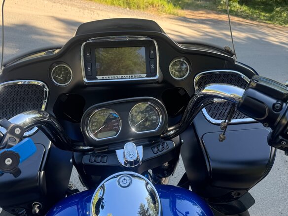 2016 Harley-Davidson Road Glide Limited, синий, 1600000 рублей - вид 7