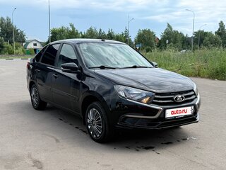 2018 Lada (ВАЗ) Granta I Рестайлинг, чёрный, 770000 рублей, вид 2