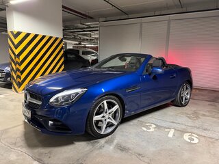 2016 Mercedes-Benz SLC 200 I (R172), синий, 4100000 рублей, вид 1